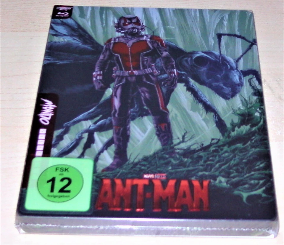 ANT-MAN 4K LIMITIERTE MONDO STEELBOOK EDITION 4K BLU RAY + BLU RAY NEU & OVP - Bild 3 von 4