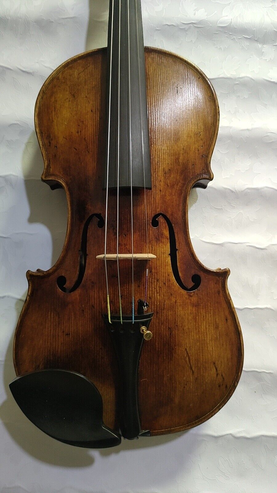 Master 4/4 violin European Flamed maple back spruce top hand carved old Style