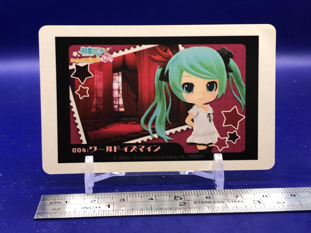 Len 003 Miku 004 Hatsune Miku Project Mirai DX AR Card Sega