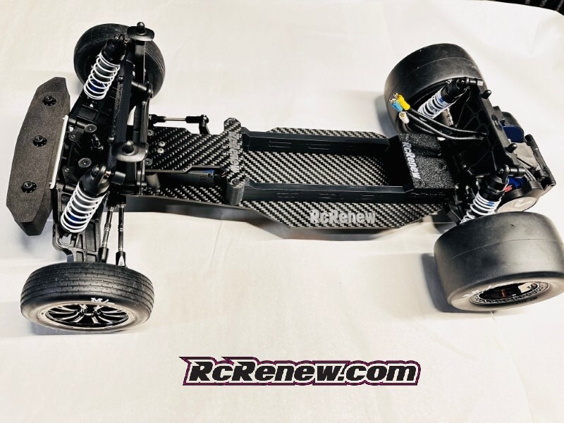Carbon Fiber Rustler Drag Car XTREME TRAXXAS RUSTLER SLASH DUAL