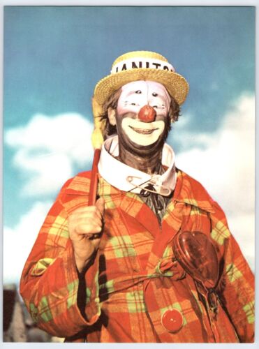 CIRCUS CLOWN Vintage 8" X 11" Magazine Photo Page Clipping M402 - Picture 1 of 1