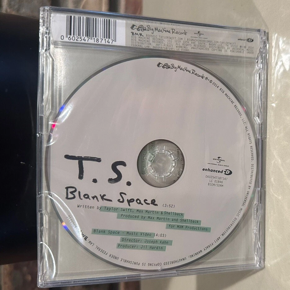 TAYLOR SWIFT - Blank Space (1989) - MAXI Brand New Sealed EU Enhanced CD - Image 2 of 4