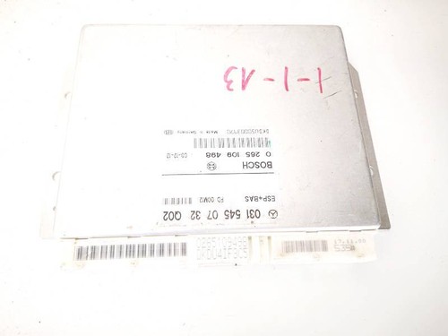 Mercedes-Benz E-CLASS 2001 ESP Control Unit 0315450732, 0265109498 #1974025-12