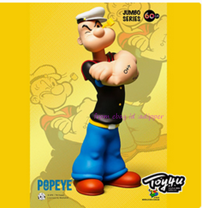 Popeye ポパイ ソフビ フィギュア　ビンテージ Perfect Zcwo Popeye Umbo Series 60cm 90th Anniversary Classic