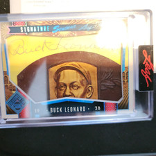 2025 LEAF SIGNATURE SEASONS IN THE SUN CSS-7 BUCK LEONARD 1938 ? CUT AUTO