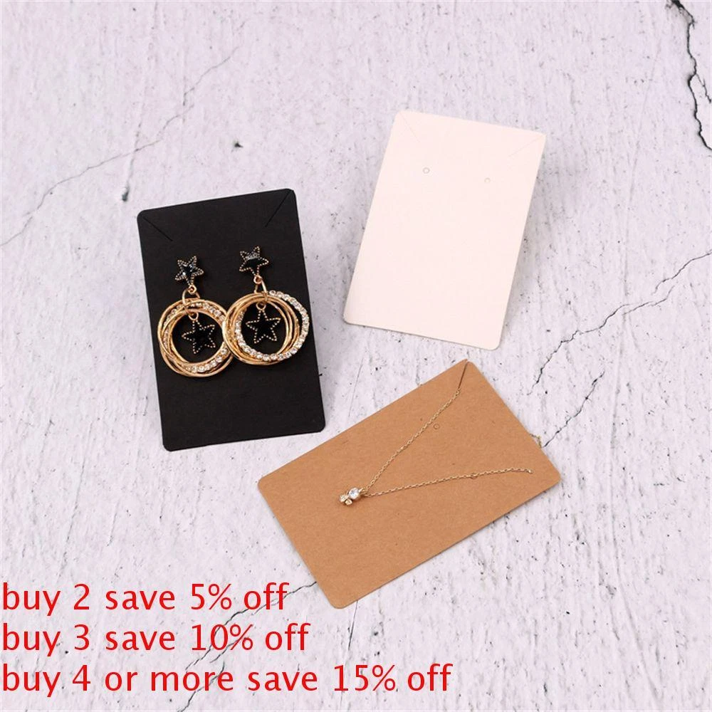 Necklace and earring card holder deals