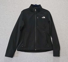 The North Face Apex Jacket Women's Softshell Lightly Lined Size M Black Full Zip