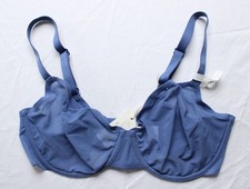 Aerie Women's Lightweight Smoothez Mesh Unlined Bra ZG3 Blue Size 34DD NWT