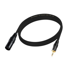 3.5Mm to XLR Cable 6.6FT, Unbalanced 1/8 Mini Jack TRS Stereo Male to XLR Mal...