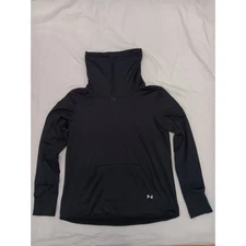 Under Armour Black Hoodie Cowl Neck Pullover Men's Casual Athletic Size M