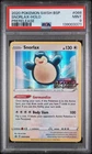 2020 POKEMON SWSH BLACK STAR PROMO PRERELEASE #068 SNORLAX-HOLO PSA 9
