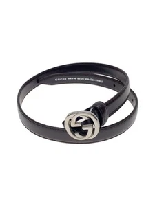 Ceinture GUCCI cuir marron uni femme 65 26 036 1766 Occasion