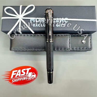 MONTBLANC Marcel Proust Full Black Rollerball Pen Limited Edition 