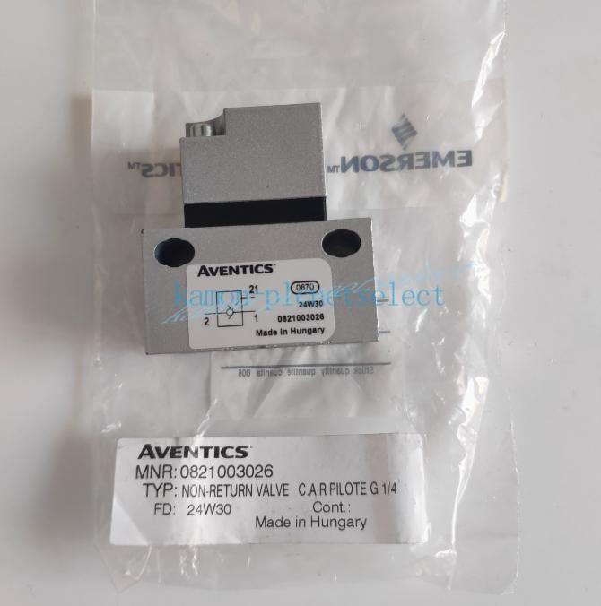 1PCS AVENTICS 0821003026 check valve new