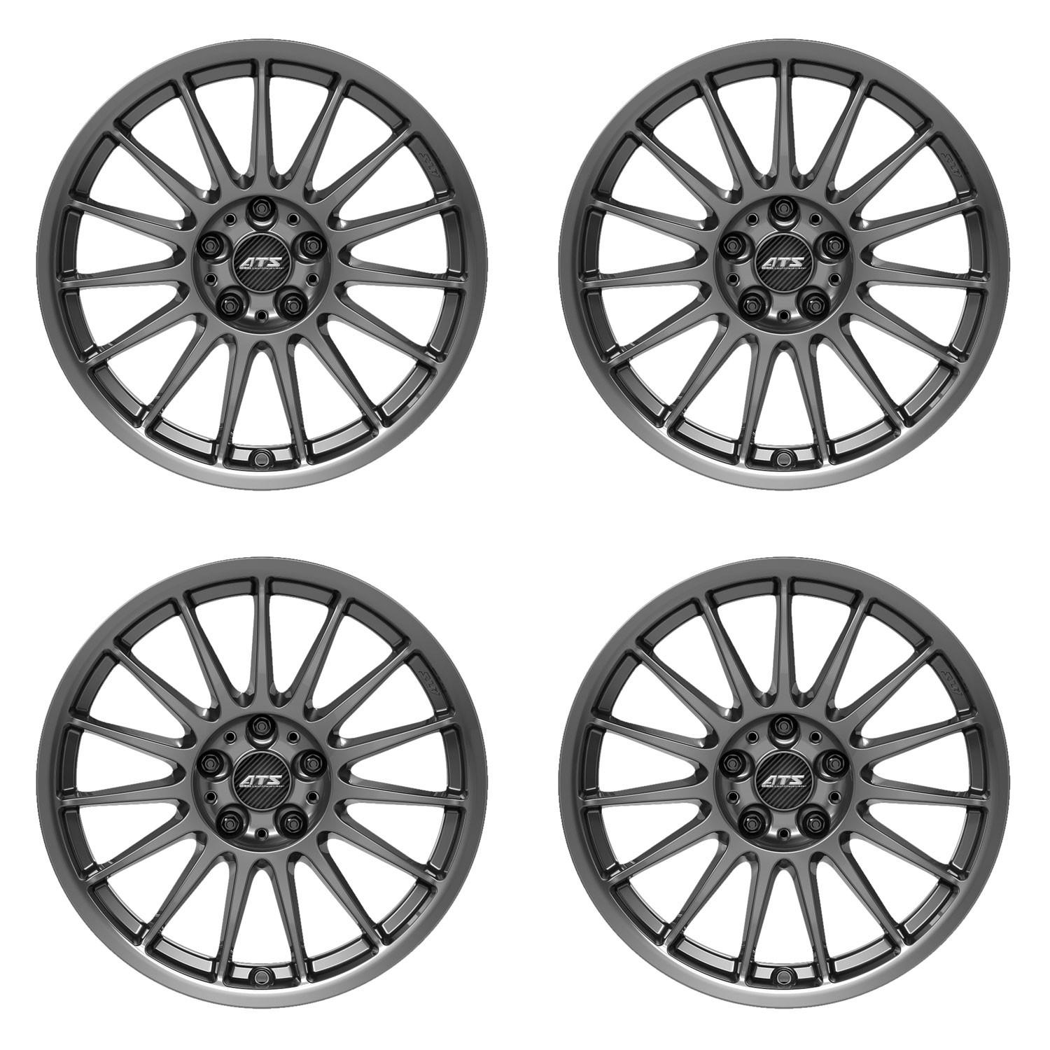 4 ATS StreetRallye wheels 6.0Jx15 ET47 5x112 GREY for VOLKSWAGEN Golf Caddy Cros