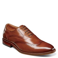 Stacy Adams Shoes Macarthur Wingtip Oxford Black Smooth Size 9.5 — photo 2