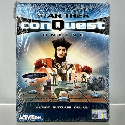 Neu Star Trek: Conquest Online Windows PC CD-ROM Spiel Activision 2000 Sealed