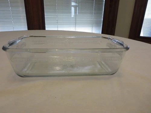 Anchor Hocking Fire King Sapphire Blue Philbe Loaf Pan/Refrigerator Dish