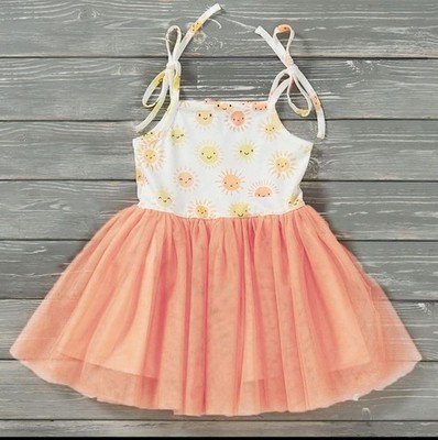 6-6x Pete And Lucy You Are My Sunshine Tuelle Dress NWT