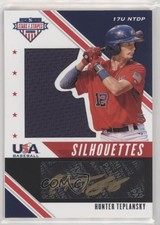 2020 USA Baseball Stars & Stripes Black Gold 40/44 Hunter Teplanszky Auto 1u6