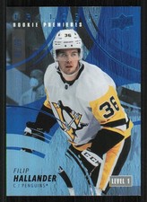2022-23 Upper Deck Trilogy Blue #171 Filip Hallander /99