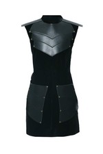 Pexlaxy Men's Medieval Sleeveless Waistcoats Costume Renaissance Victorian Wa...