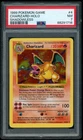 1999 POKEMON BASE SET #4 CHARIZARD-HOLO SHADOWLESS PSA 7