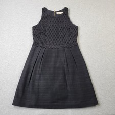 Ann Taylor Loft Dress Womens 2 Black A-Line Mini Sleeveless