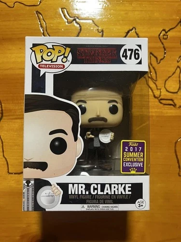 Funko Pop Stranger Things Mr. Clarke 476 2017 Summer Convention Exclusive