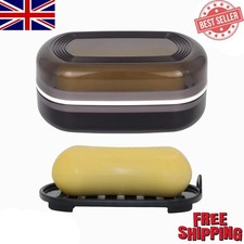 1x With Lid Travel Reusable Soap Box Dish Holder Bathroom Container Soap Case