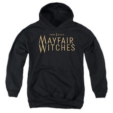 Mayfair Witches Gold Logo Youth Boy/Girls Pull-Over Hoodie,Black,S-XL