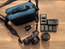 Sony Alpha A6000 Digital Mirrorless SLR Full Kit + Sigma Art 60mm Lens
