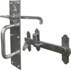 Heavy Duty Galvanised Steel Suffolk Gate Latch Long Thumb Garden Shed Handle