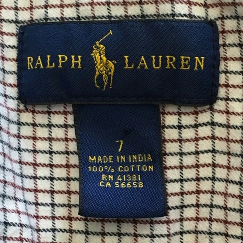 Camisa de vestir Ralph Lauren para niños talla 7 - Preppy, clásica, formal Foto 3 de 4