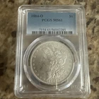 1884-O MS61 PCGS New Orleans Mint Morgan Silver Dollar