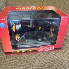1/43 Schuco Junior Line Diorama 1996 Porsche 911 ~ Black, NIB