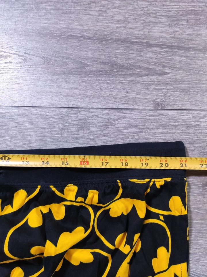 Batman Pajamas Adult 2XL Black DC Comics Lounge Pant Jogger PJs Superhero Mens - Image 3 of 4