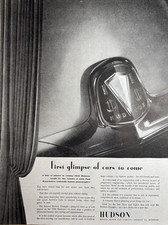 1946 Hudson Automobile Glimpse Cars To Come Emblem Pennebaker Vintage Print Ad 1946 Hudson Automobile Glimpse Cars To Come Emblem Pennebaker Vintage Print Ad