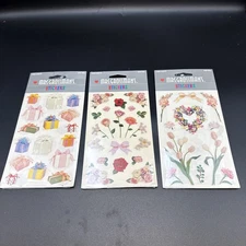 NOS 1998 Mrs Grossman’s Stickers Flowers Roses Tulips Presents 3 Packs