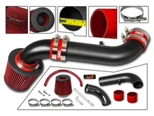 Short Ram Air Intake Kit MATT BLACK+ RED Filter for 00-02 Durango Dakota 4.7L V8