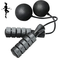 Cordless Jump Rope for Fitness with Indoor Jumping Rope Weighted Ropeless Ski...