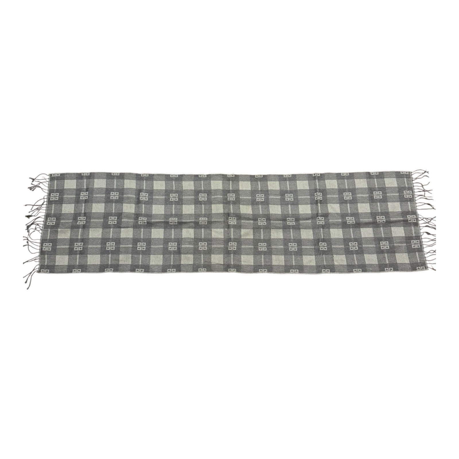 Givenchy Gray Patterned Scarf - image 2