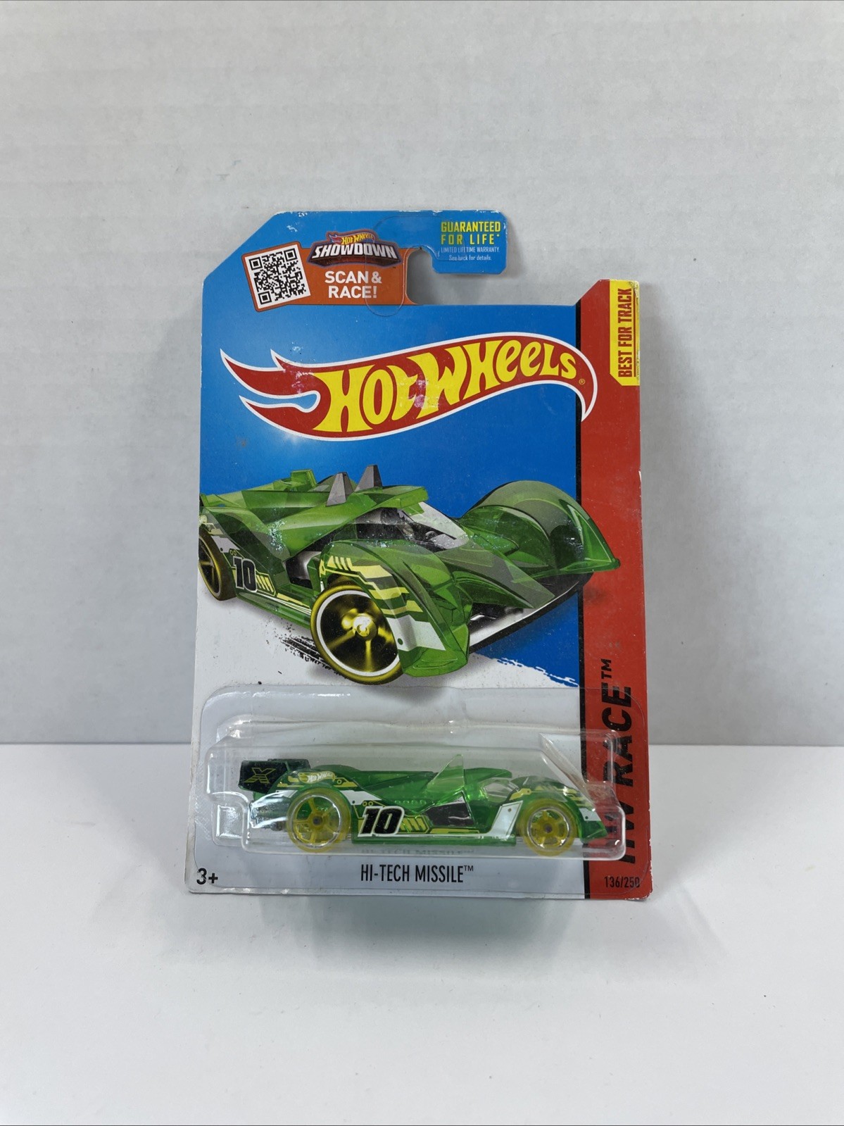 2014 Hot Wheels HW Race Hi-Tech Missile Green