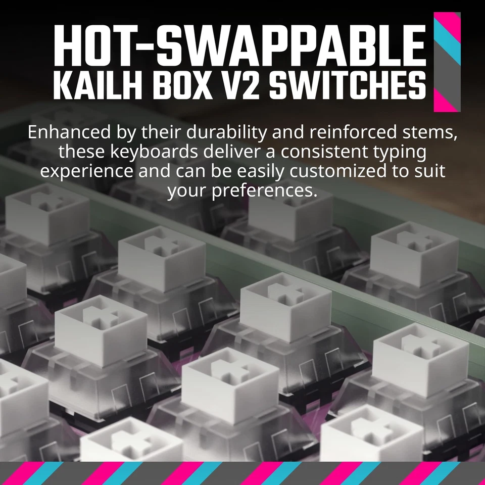 Cooler Master MK770 Mechanical Keyboard 95 Layout Wireless Hot Swappable Swit... - Image 3 of 4