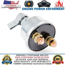 12V Master Battery Disconnect Switch 2 post SPST Kill Cut Off Nascar Marine ATV