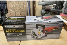 New in Box - Chicago Electric 4" Biscuit Plate Joiner w/Dust Bag - Item 68987