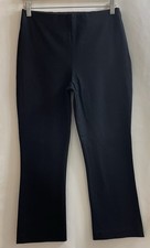 A New Day Women's Tapered Ankle Pants Size 8 Black Side Zip