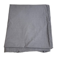 Calvin Klein Home Grey Thin Stripe Duvet Cover Full/Queen 100 Cotton EUC