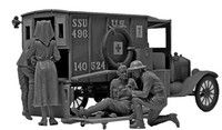 Icm 35694 Figuren Wwi Us Medical Personnel, Grau, Klein