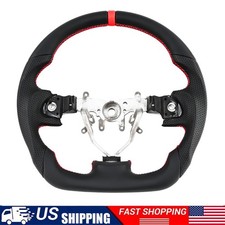 Full Leather Sport Steering Wheel For 2008-2014 Subaru Impreza Sti Wrx Forester